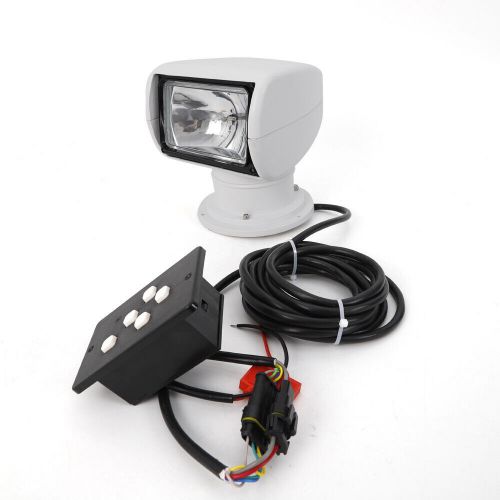 Boat search lights marine 360° rotate halogen searchlight spotlight 12v 100w usa