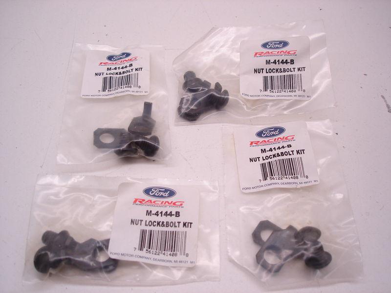 4 new nascar ford racing 9" nodular case bearing adjuster bolt kits m-4144-b