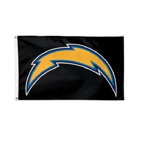 Los angeles chargers deluxe banner flag