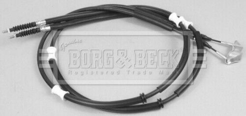 Handbrake cable rear left or right bkb2584 borg &amp; beck hand brake parking new