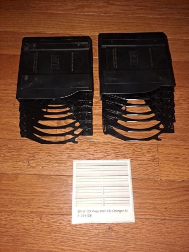 Bmw e53 e39 e46 e65 e83 e87 two 6 disc cd changer magazine cartridges 8364931