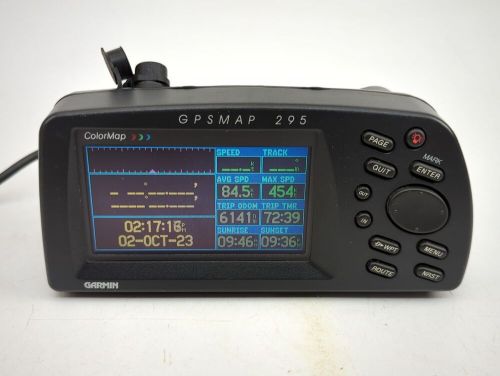 Garmin gpsmap 295 010-00200-00 colormap marine aviation gps with auto routing