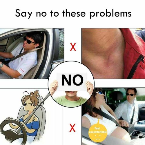 2 pcs car auto sheepskin seat belt covers shoulder strap pads cushion headrest