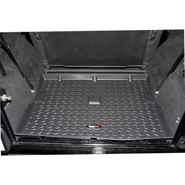 1997-2006 jeep tj wrangler all terrain rear cargo liner, black 12975.11