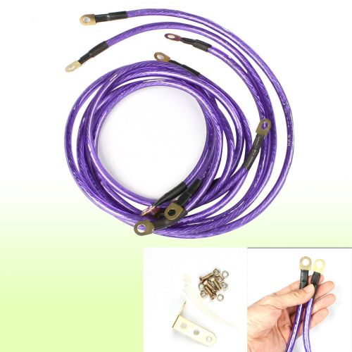 Car vehicle universal  grounding wire cable kit purple