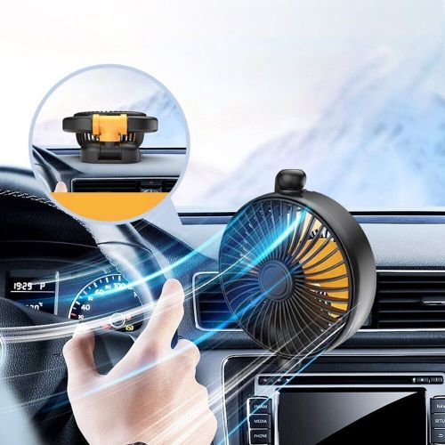 Car mounted fan 12v refrigeration small vans single head vehicles car fans au