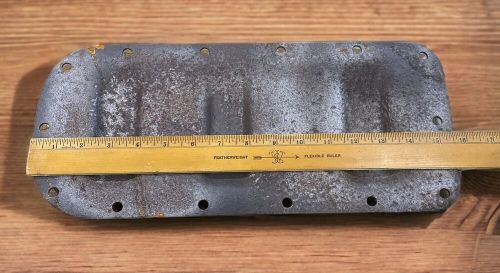 1917 ford model t 3 dip oil pan inspection plate cover - 15.5&#034; x 6-7/8&#034; see desc