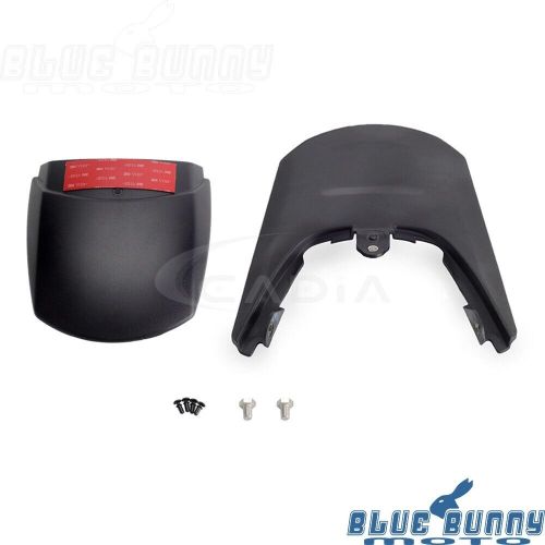 Black rear front fender extention cover for harley sportster s 1250 rh1250s 21+