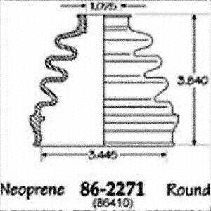 Inner boot kit empi 86-2271d