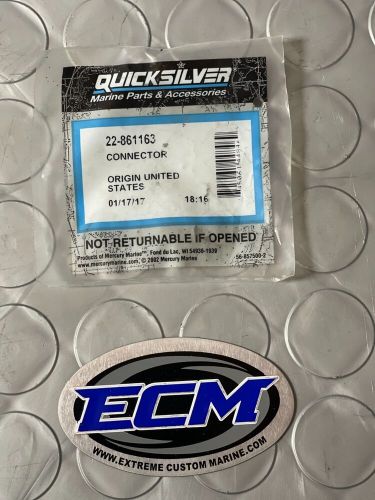 Mercury mercruiser quicksilver drive lube reservoir quick connect  oem 22-861163