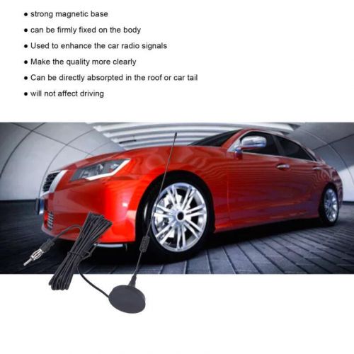 Powerful magnetic base car stereo antenna for enhanced radio signals