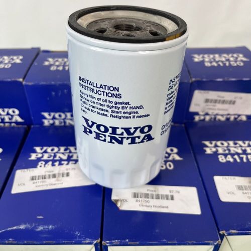 Lot of 8 oem 841750 volvo penta marine gasoline engine gm v6 oil filter