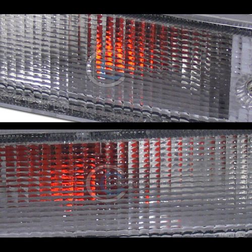 For 87-95 pathfinder/88-97 hardbody d21 crystal clear signal bumper lights lamps