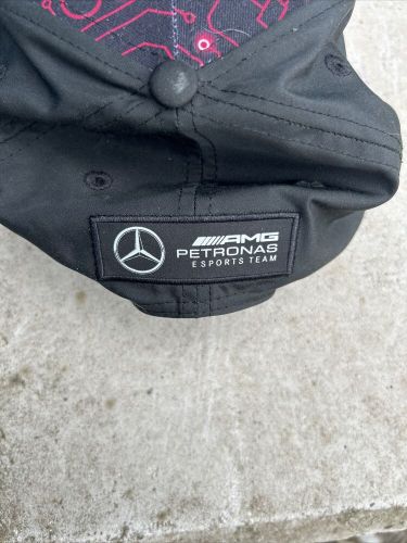 Mercedes benz amg esports 9forty baseball cap hat - black/pink-uk stock