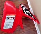 Honda trx90, trx90ex, trx90x left side red front fender with graphics 2006-2024