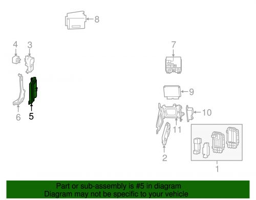 Genuine mercedes-benz control module 205-900-63-30