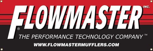 Flowmaster racing vinyl banner