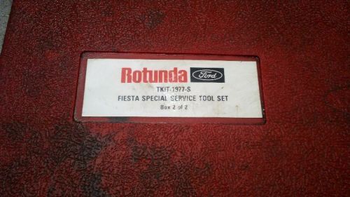 Rotunda tool kit tkit-1977-s ford fiesta special service box #2 7445314