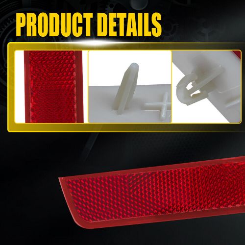 Rear driver bumper reflector for chevrolet 2010-2017 equinox 25803057