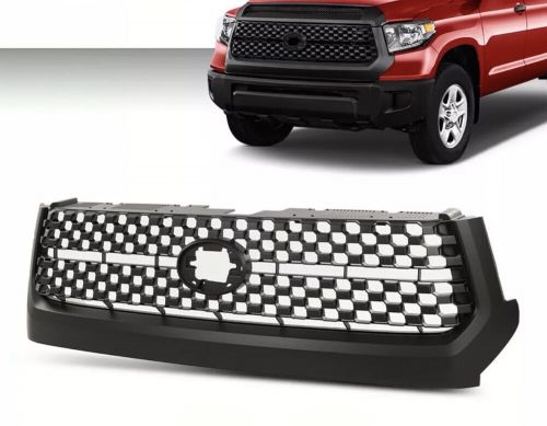 Fit for 2014-2020 toyota tundra front grille black bumper honeycomb grill