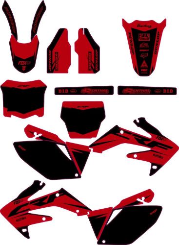 Fits honda crf 250r (2006 / 2009) graphic kit decals stickers racing crf250r