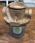 Groco arg 500 series 1/2&#034; npt bronze poly basket,  h 6.4&#034; w/ mounting brackets