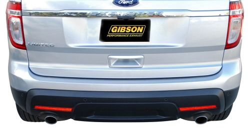 Gibson for 11-18 ford explorer base 3.5l 2.25in axle-back dual exhaust -