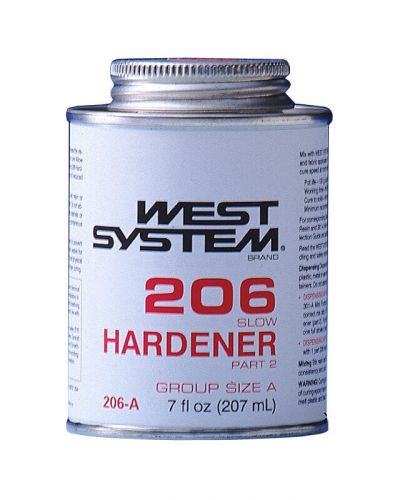 West system 206-a slow hardener 7 oz. container