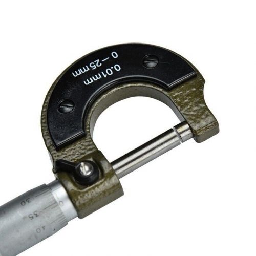 High precision round pipe diameter micrometer measuring ruler, 0-25mm, ind4545-