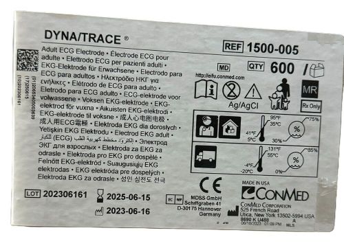 New brand 1500-005 conmed dynatrace; 5; fm, wtgel 600/cs