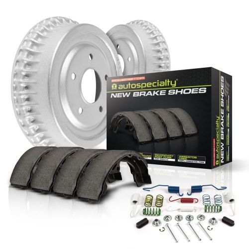 Powerstop koe15344dk brake drum and shoe kits 2-wheel set rear for ram truck