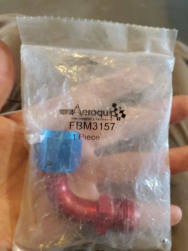 Aeroquip fbm3157 fitting, an10, 10an, -10, elbow, 90,fuel, oil, hydraulic, qty:1