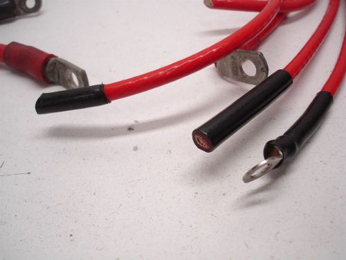 19 total nascar #4 gauge red battery cable / solenoid wire wiring quickcar 4 awg