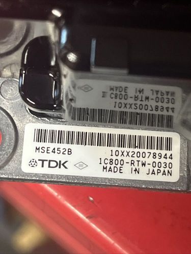 11-12 honda cr-z hybrid dc-converter module 1c800-rtw-0030, oem