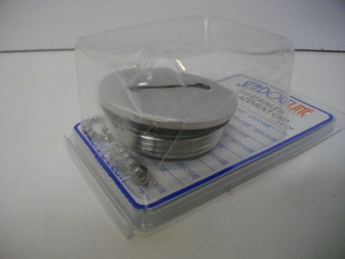 Sea-dog line 351391-1 stainless replacement cap fits 351350 thru 351353 gas cap