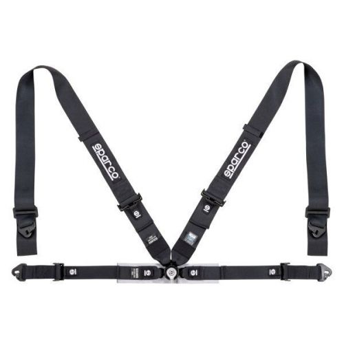 Sparco belt 3in/2in 4-point competition harness high-quality fabric black