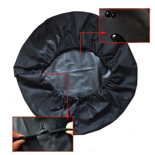 22&#034;-24&#034; diameter oxford spare tire cover for jeep trailer camper rv suv truck