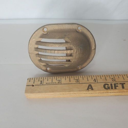 Boat intake scoop strainer brass marine parts boats mechanic restoration