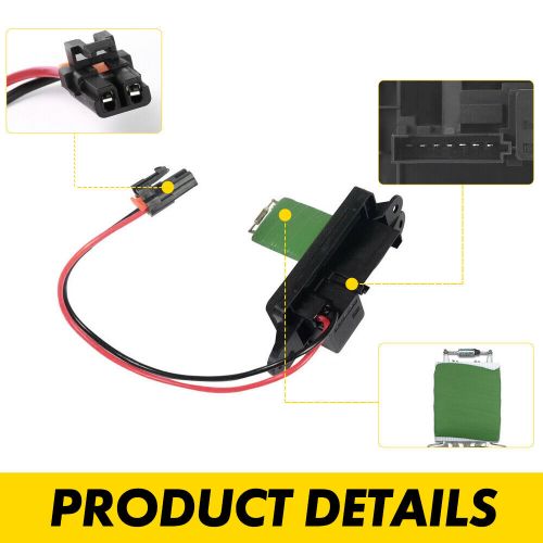 Heating ac blower motor resistor for cadillac escalade chevrolet silverado