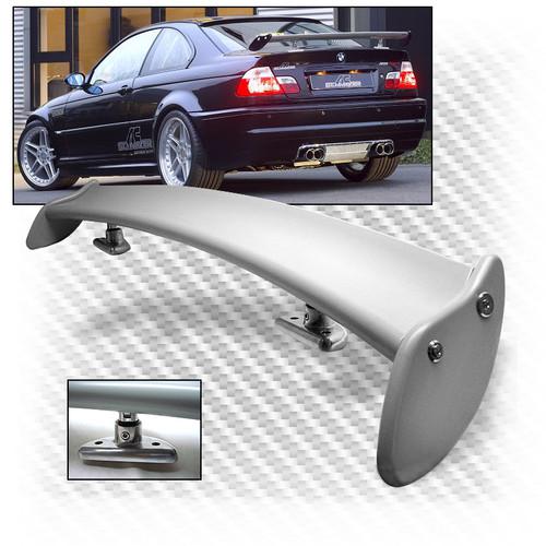 49" acs style gt sport racing wing spoiler non-paint rear trunk completed kit