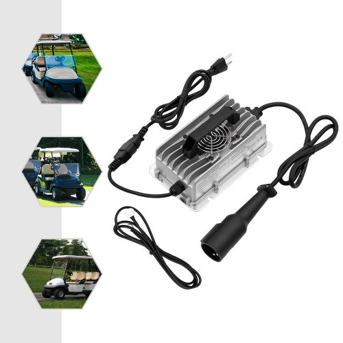 15amp portable high speed battery charger for 48 volt club car golf carts