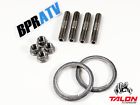 Can-am commander 800 800r exhaust repair kit bprtav titanium studs nuts &amp; gasket