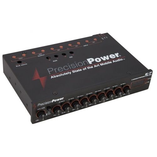 Precision power ppi e.7 7-band equalizer led display voltage &amp; frequency 7v out