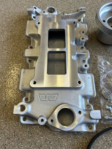 New old stock weiand 142 supercharger kit for small block chevrolet