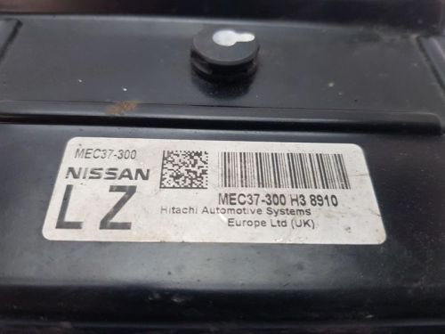 02-2010 mk3 k12 nissan micra engine ecu module 1.2 petrol cr12de/cg12 mec37-300