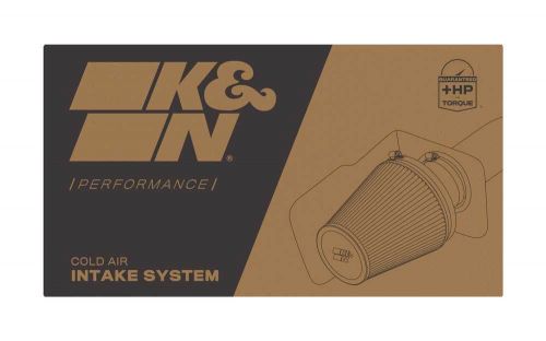 K&amp;n gen ii air intake system with high flow roto mold tube for ford v8 57-2556