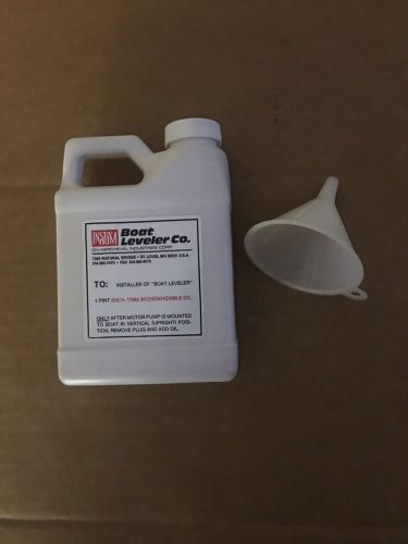 Insta-trim boat leveler 12612 biodegradable oil