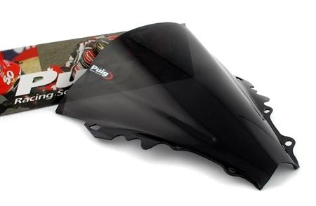 Puig racing windscreen dark smoke for yamaha yzf-r6s yzfr6s 2006-2008