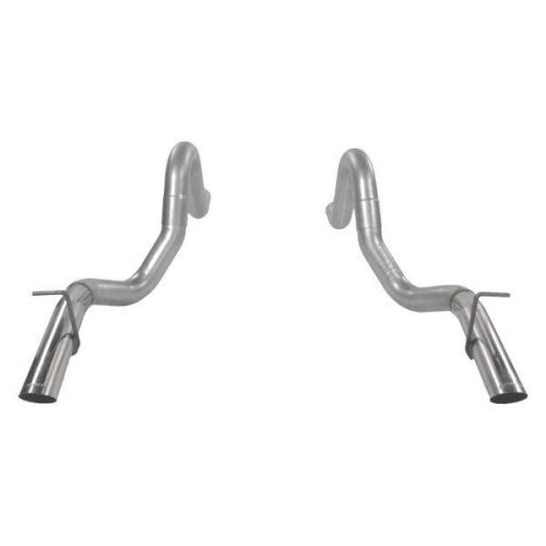 Flowmaster 15820 - aluminized steel gray prebend tailpipes with stainless tips