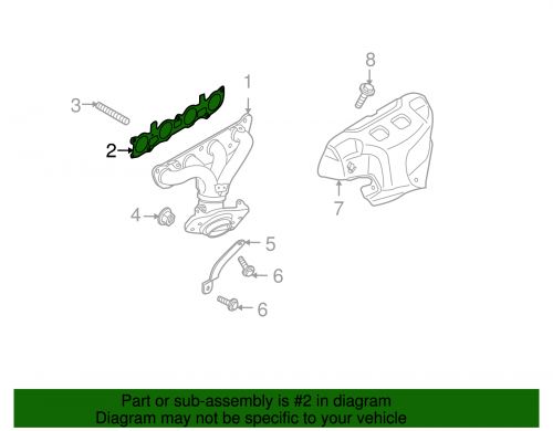 Genuine nissan manifold gasket 14036-ee000